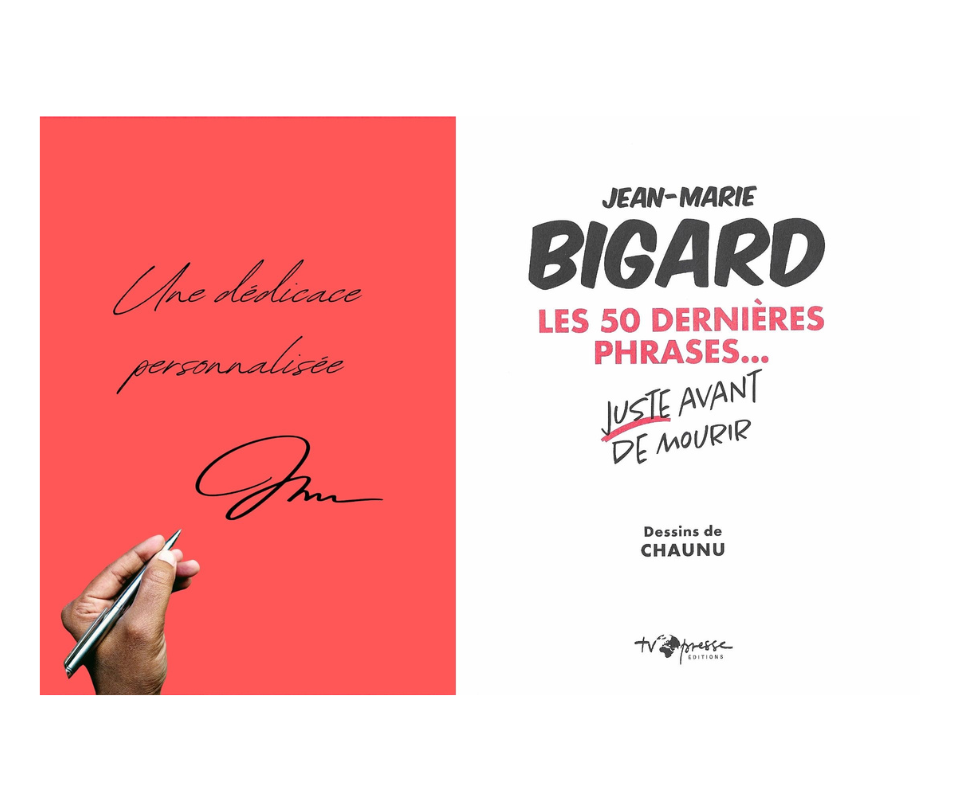 Livre Dédicacé - Les 50 dernières phrases